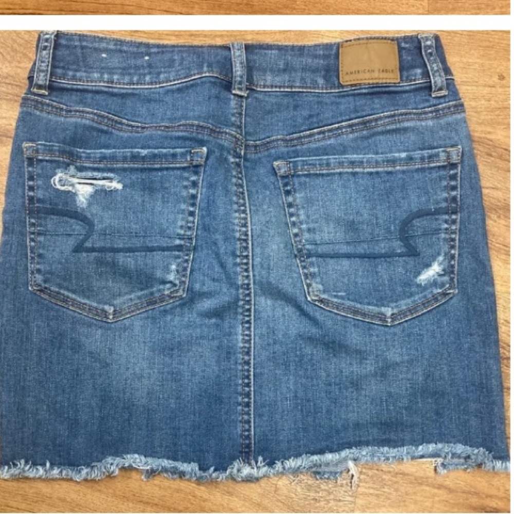 American Eagle Denim Mini skirt size 6 - Picture 2 of 2